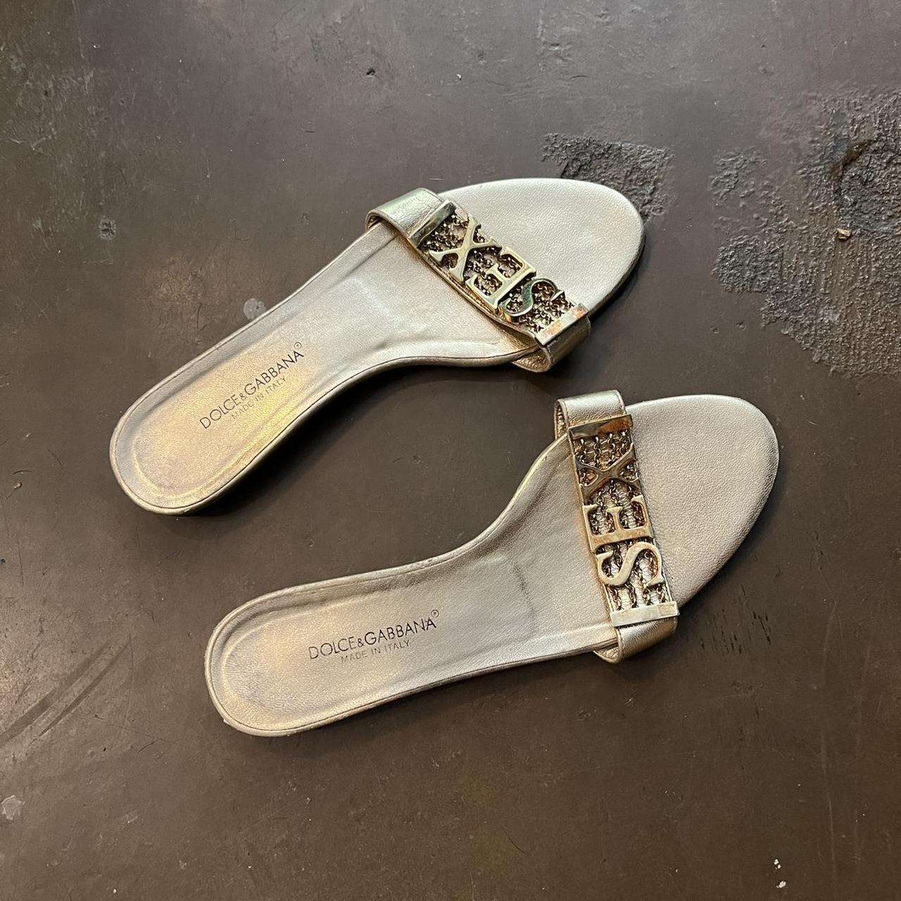 Dolce & Gabbana SS 2003 SEX sandals / slides So... - Depop