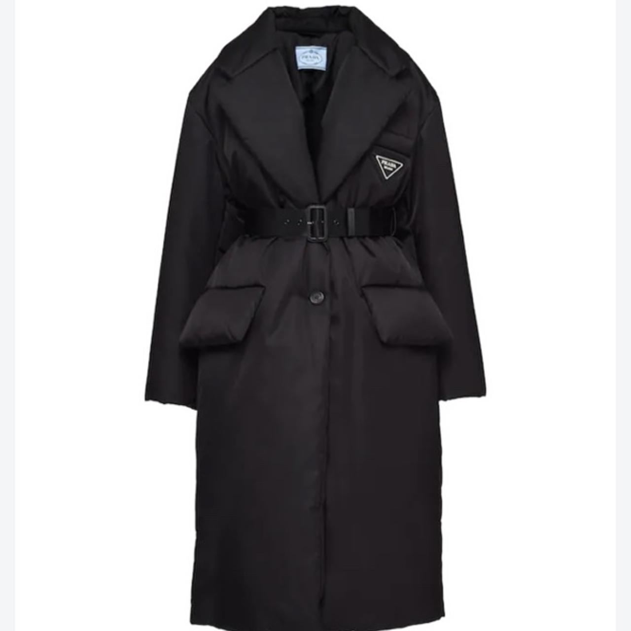 Prada Women's Black Coat | Depop
