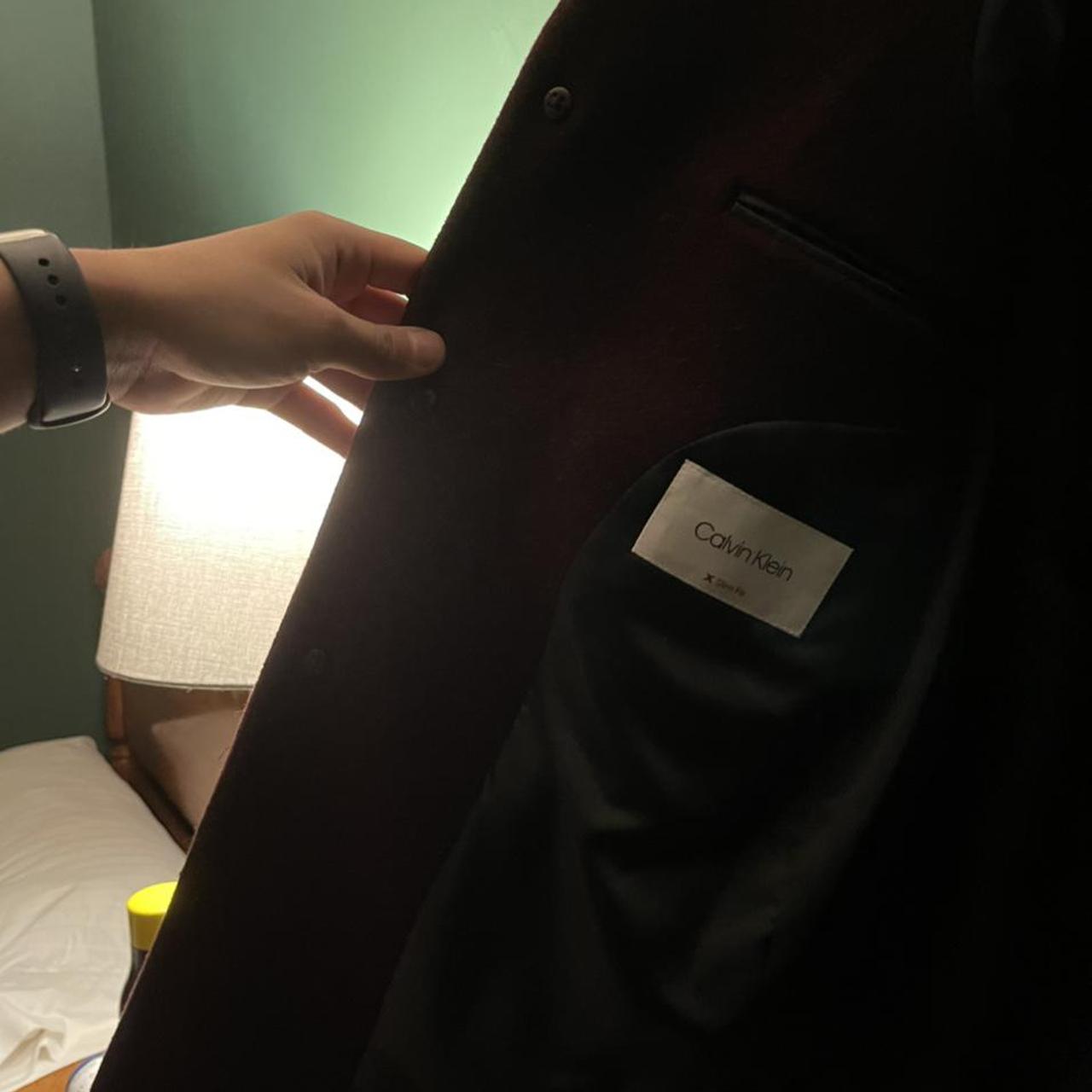 Calvin Klein Men's Burgundy Coat (4)
