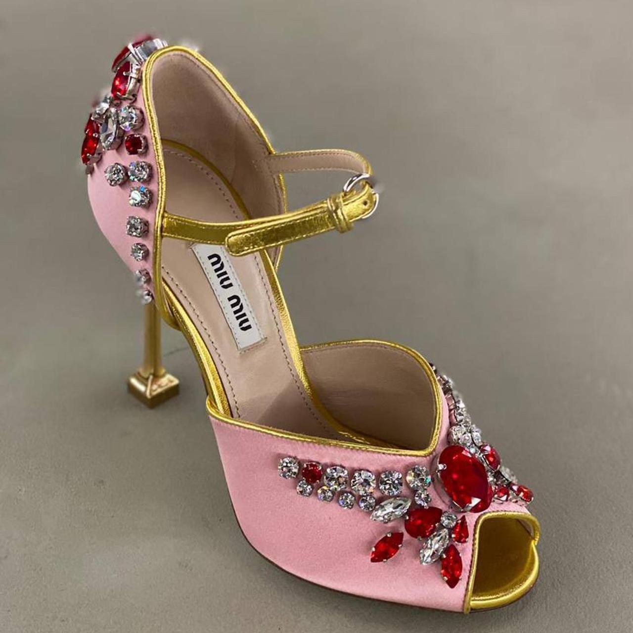 Cloth heels Miu Miu Pink size 39 EU in Cloth - 46263290