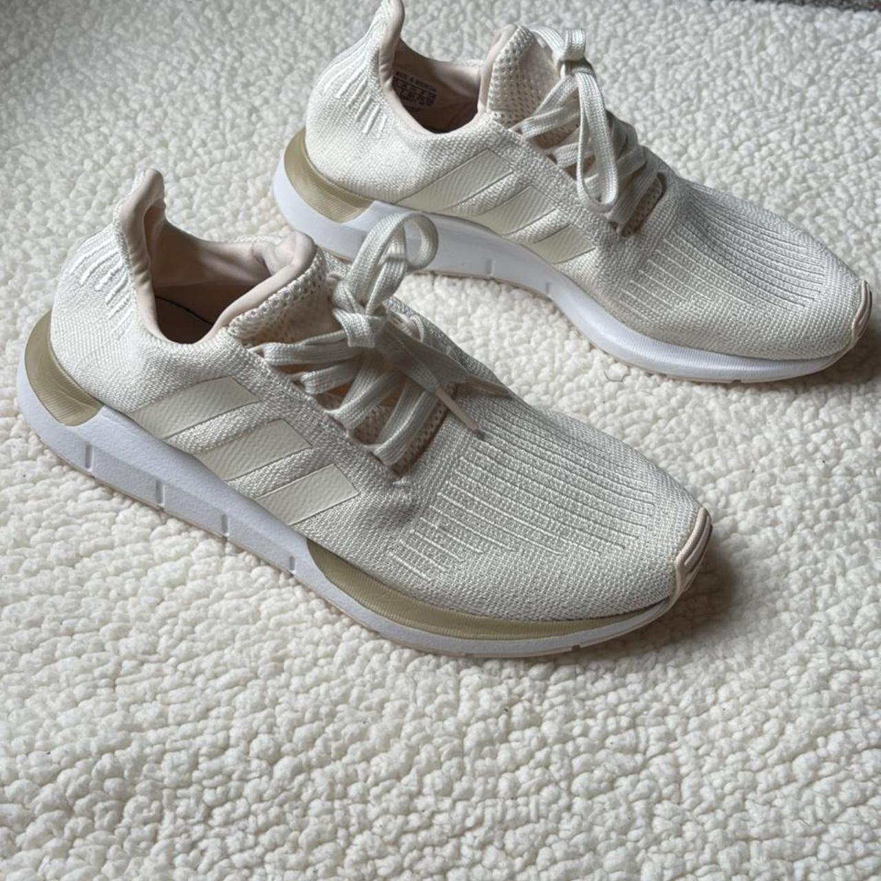 Adidas Women's Cream Trainers Depop