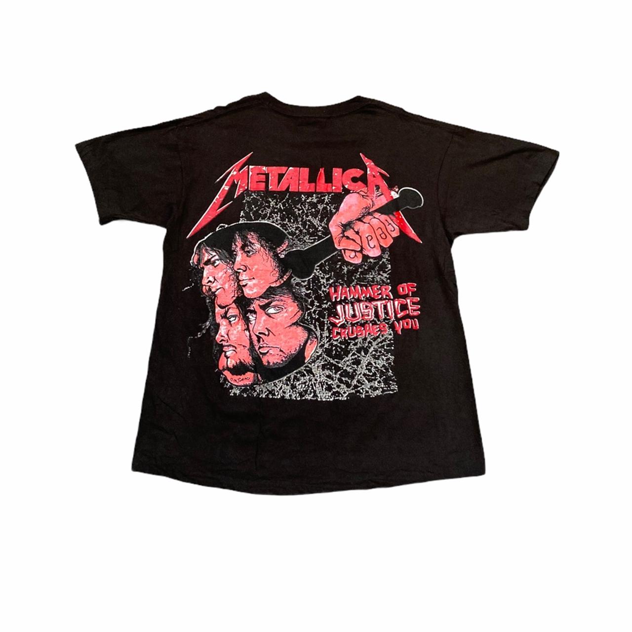 Metallica 20th anniversary t shirt Giant tag - Depop