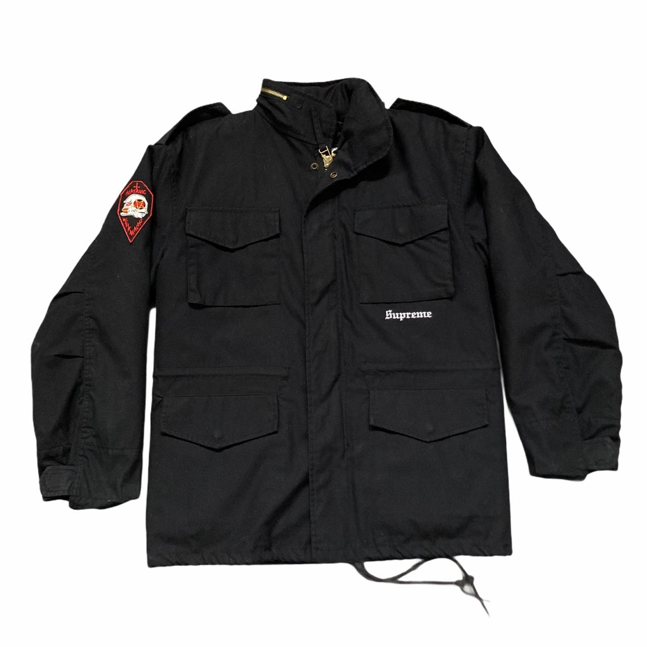 カラーブラック16FW Supreme SLAYER M65 field jacket