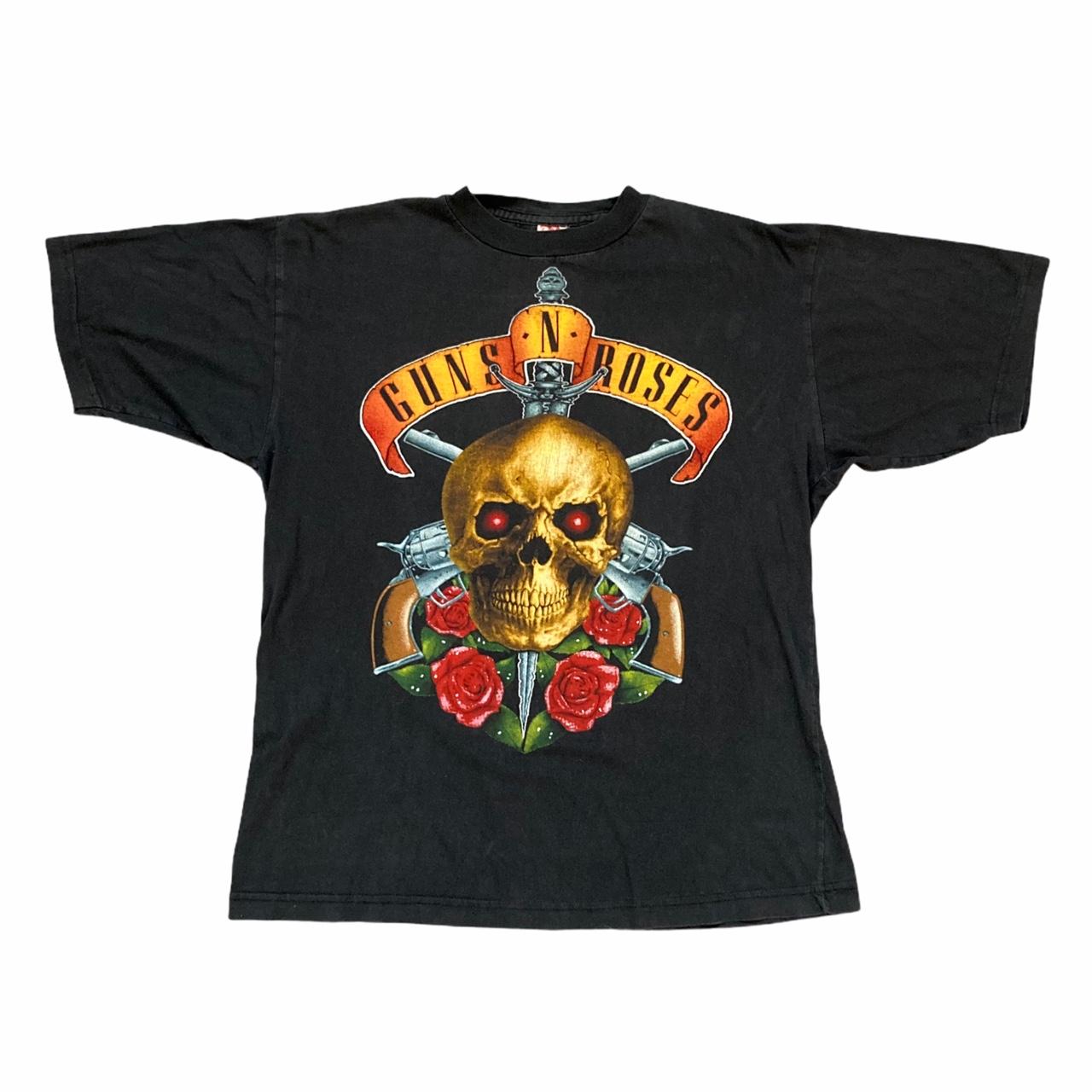 Vintage Guns ‘N’ Roses Double Sided Printed T-shirt... - Depop