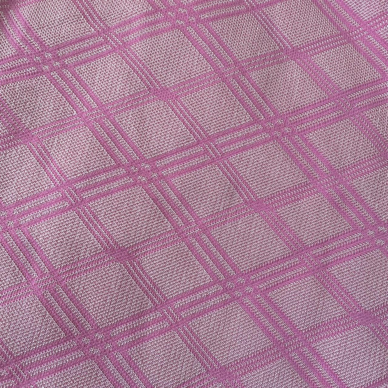 Zara Knit Bodycon Mini Dress Light Pink with Dark... Depop