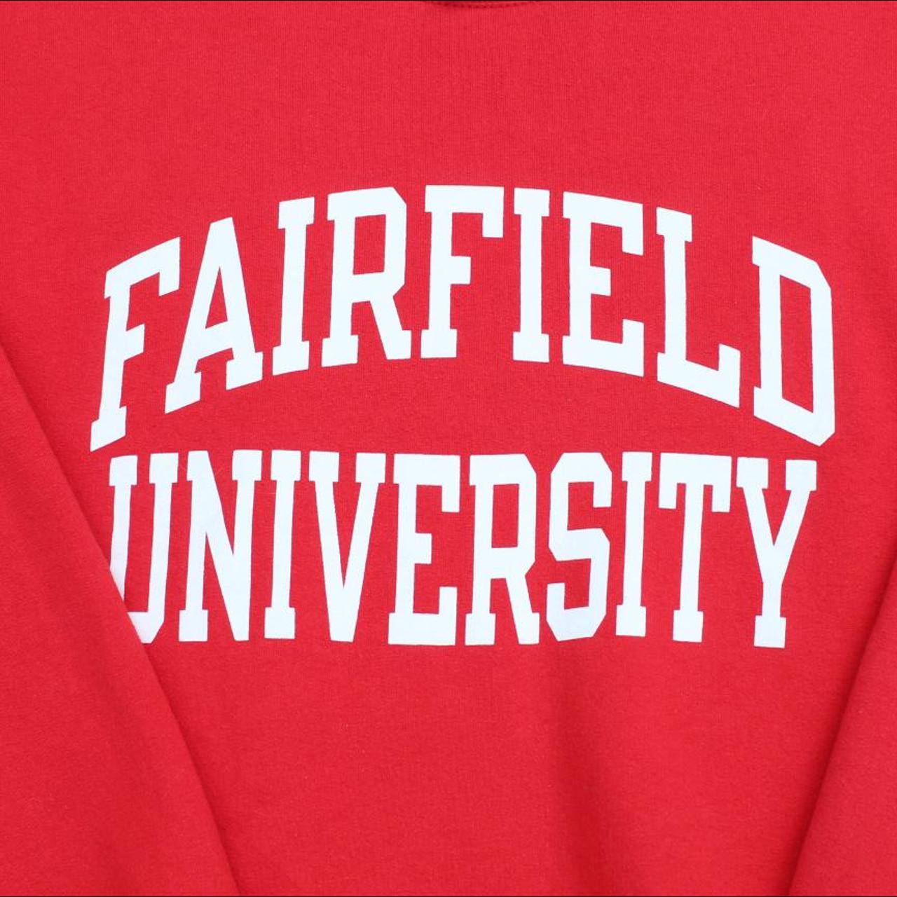vintage fairfield university sweatshirt