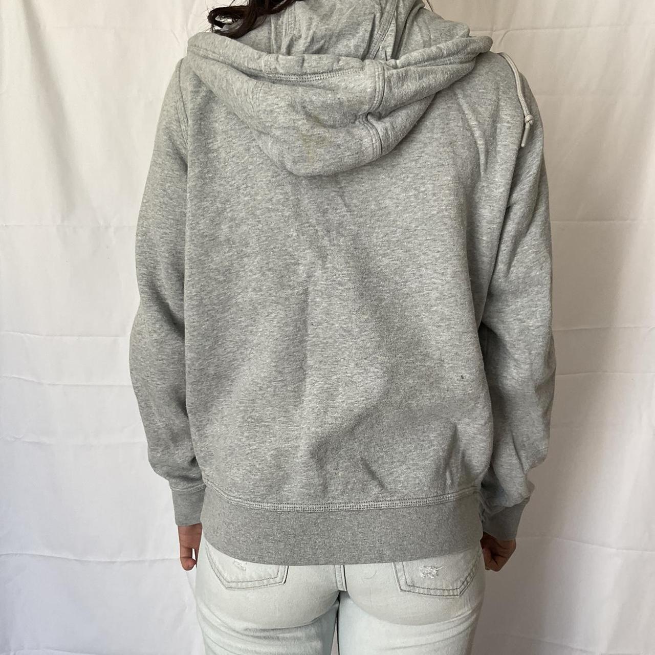 mens nike zip up hoodie grey