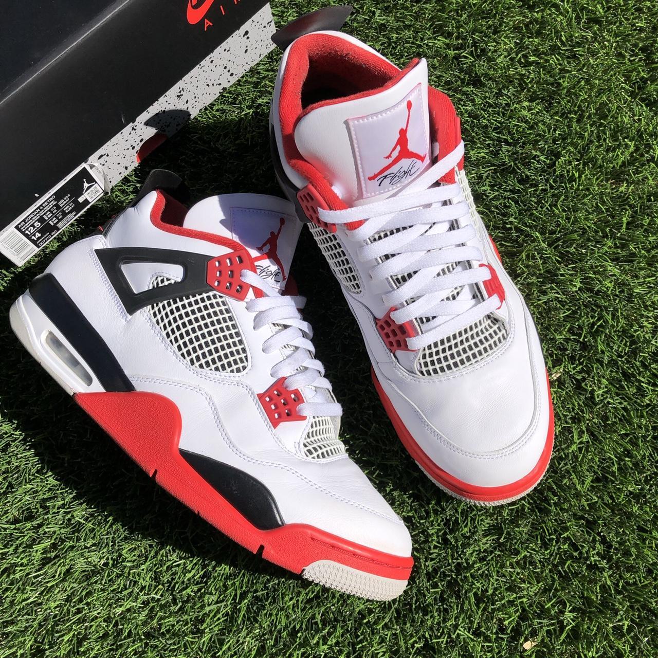 Nike air Jordan 4 Lab all red not supreme not - Depop