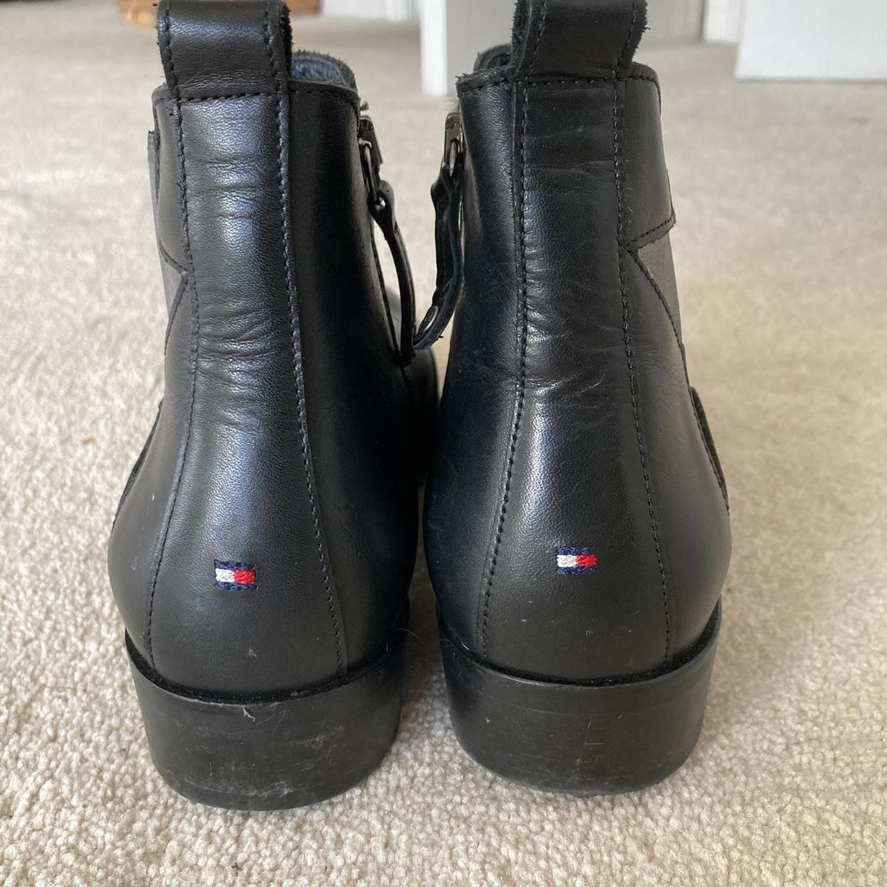 tommy hilfiger winter cognac boots