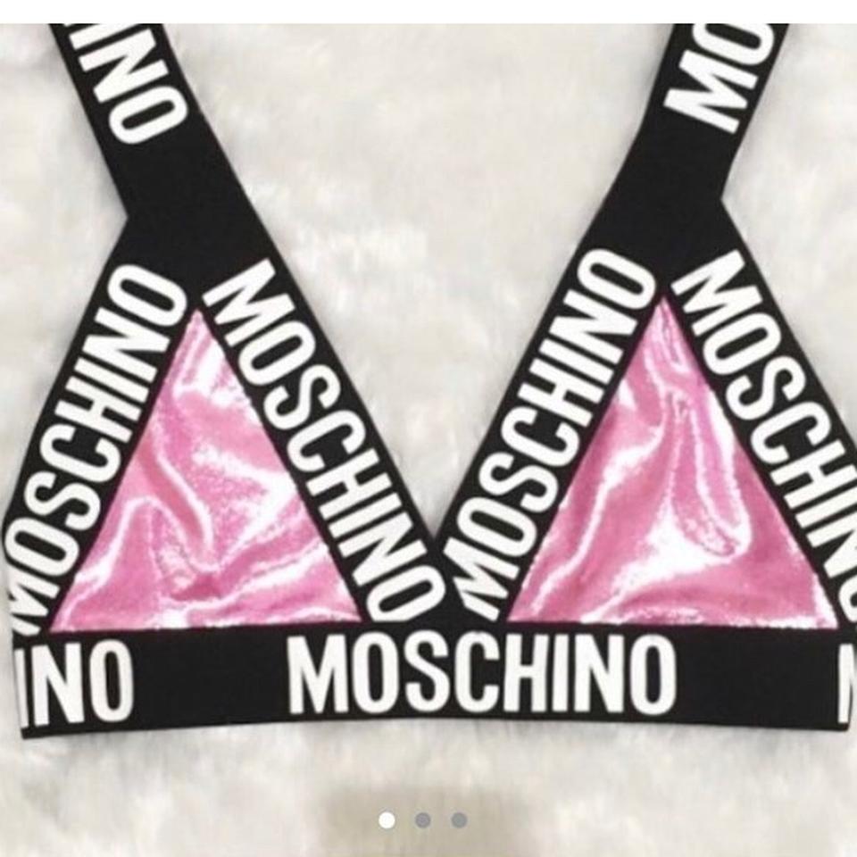 Pink moschino festival bralette, size 10 and I fit