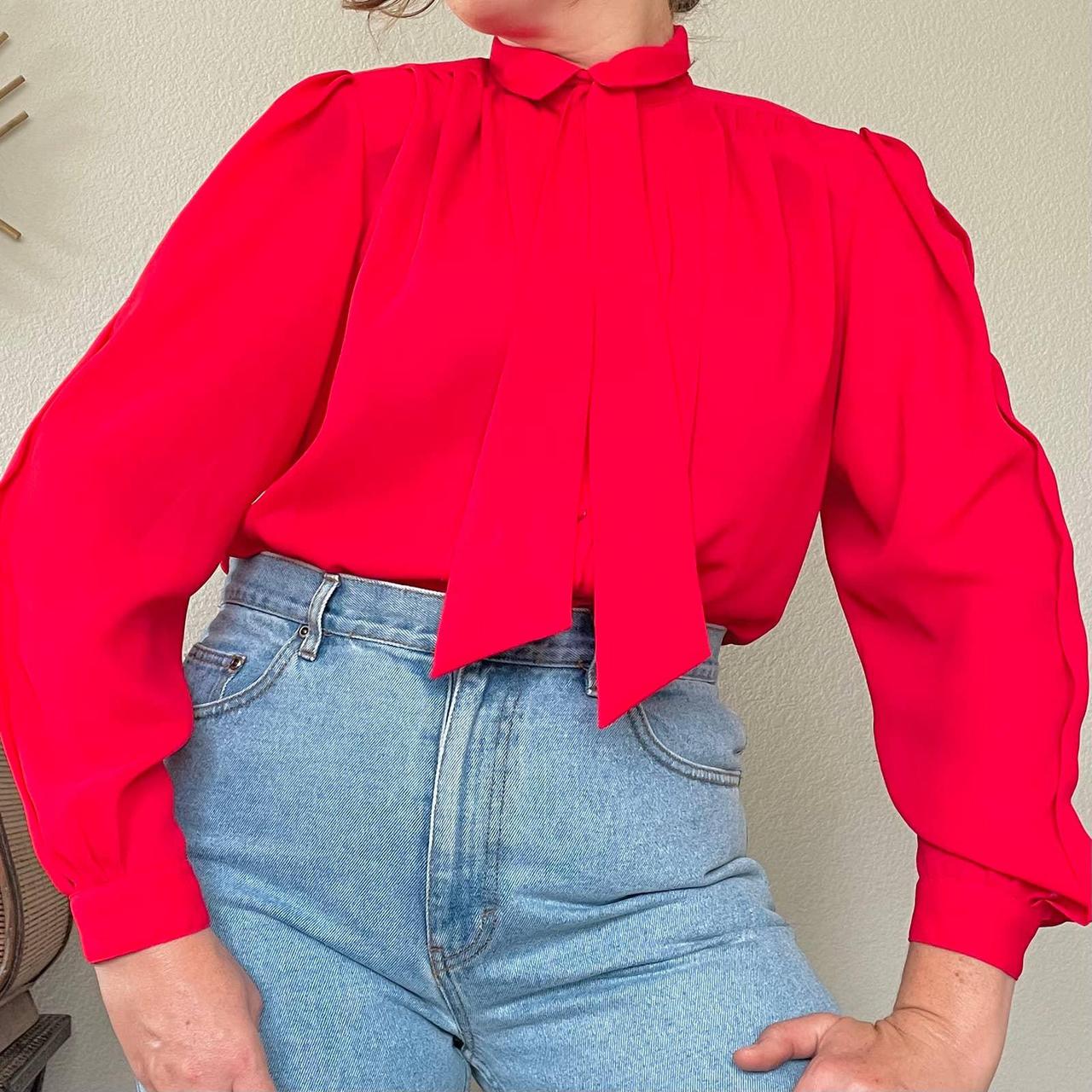 American Vintage Women's Red Blouse