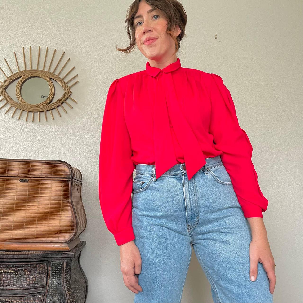 American Vintage Women's Red Blouse (3)