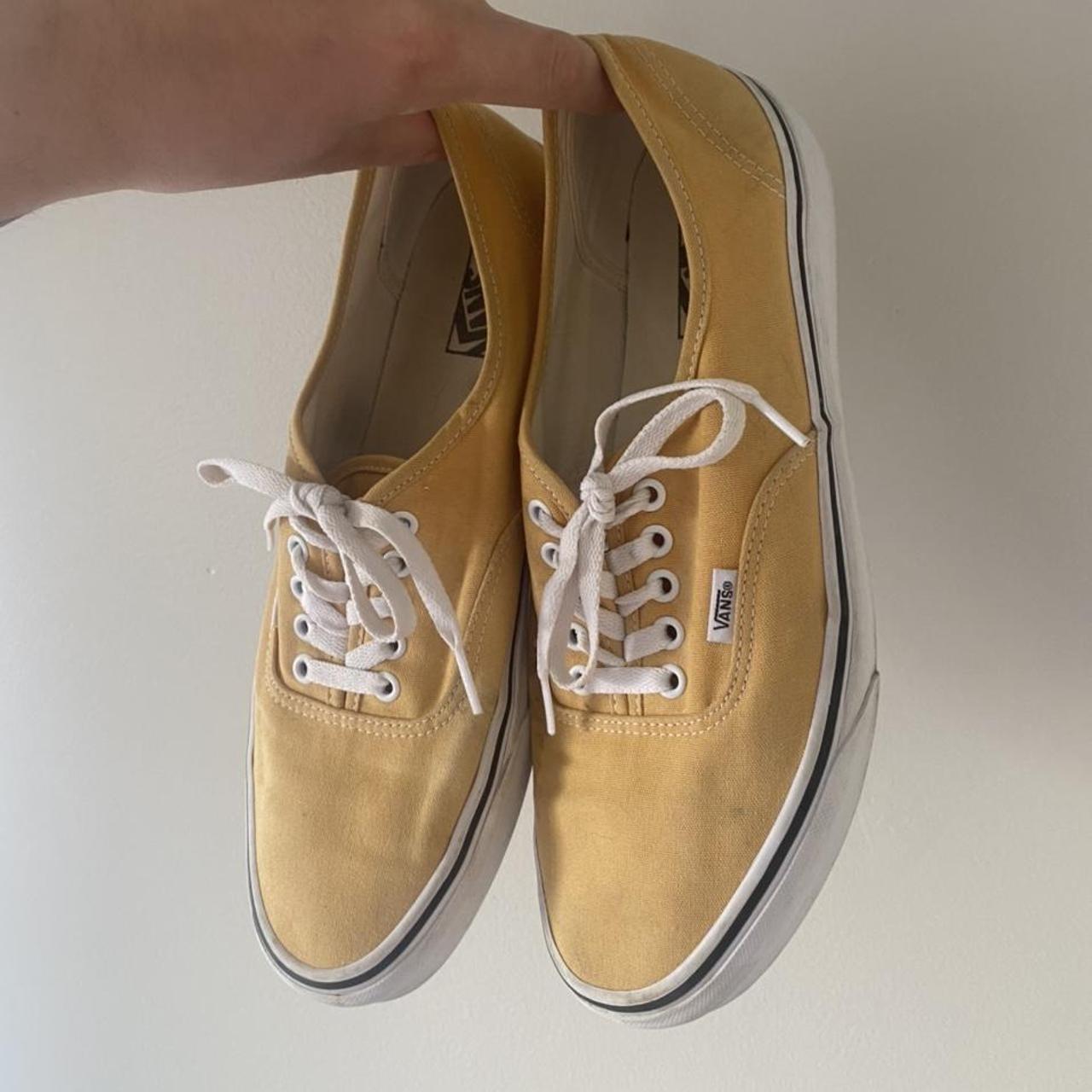 mustard yellow authentic vans