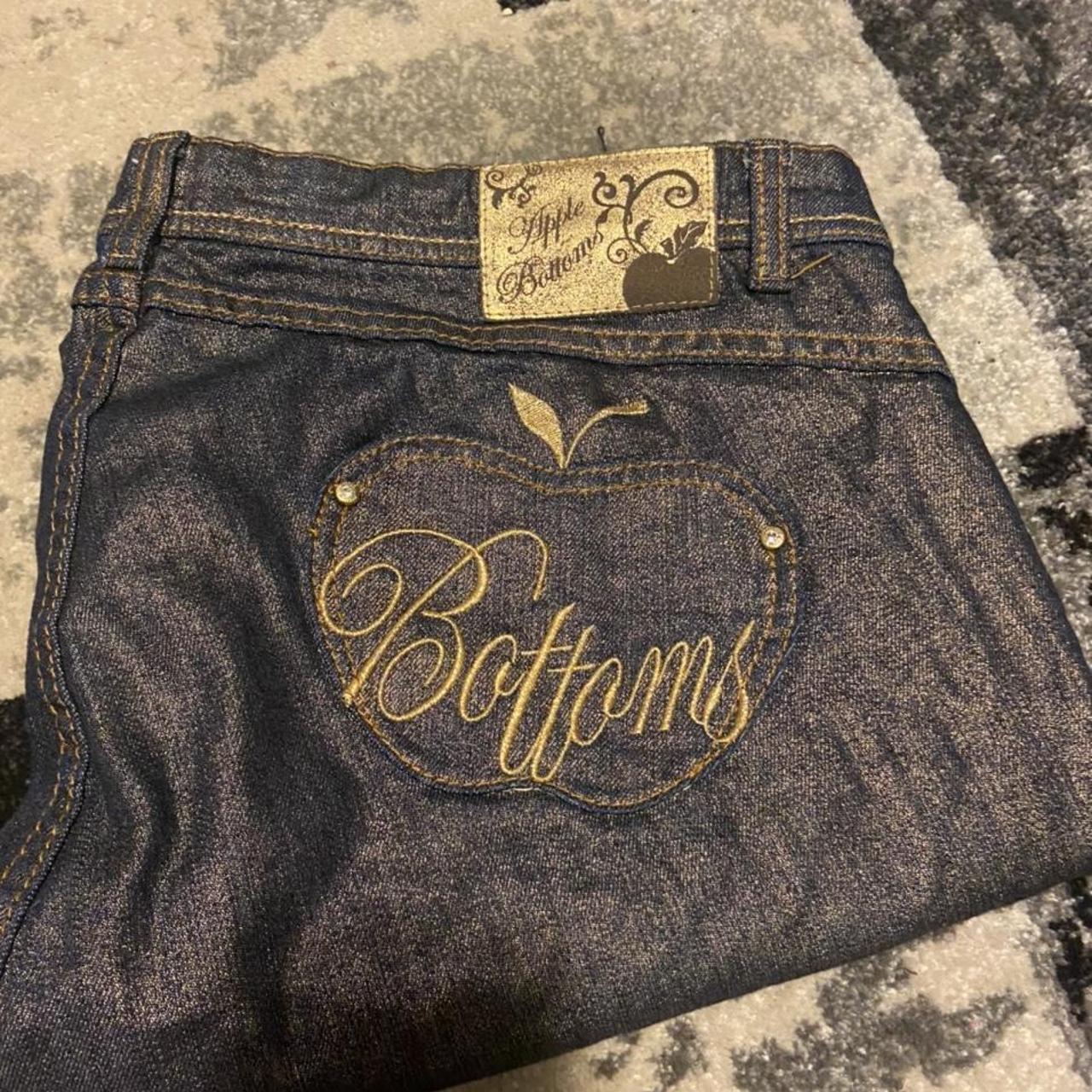 Apple Bottoms Women's Gold and Navy Jeans