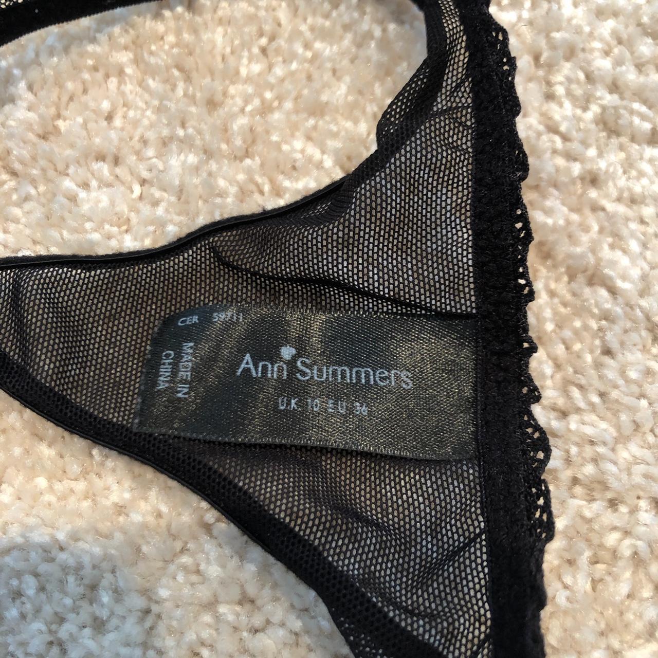 Ann summers underwear set- size 10 thong and 36D bra. - Depop
