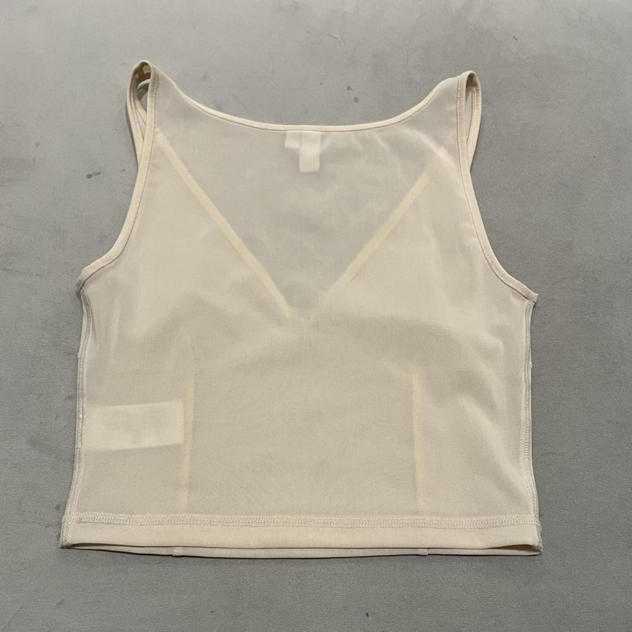 Minimalistic flirting? Exactly. Minimalist mesh top... - Depop