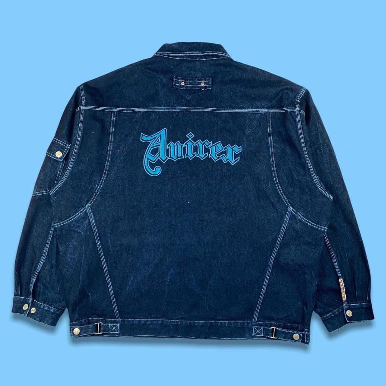 Avirex Contrast Stitch Denim Jacket