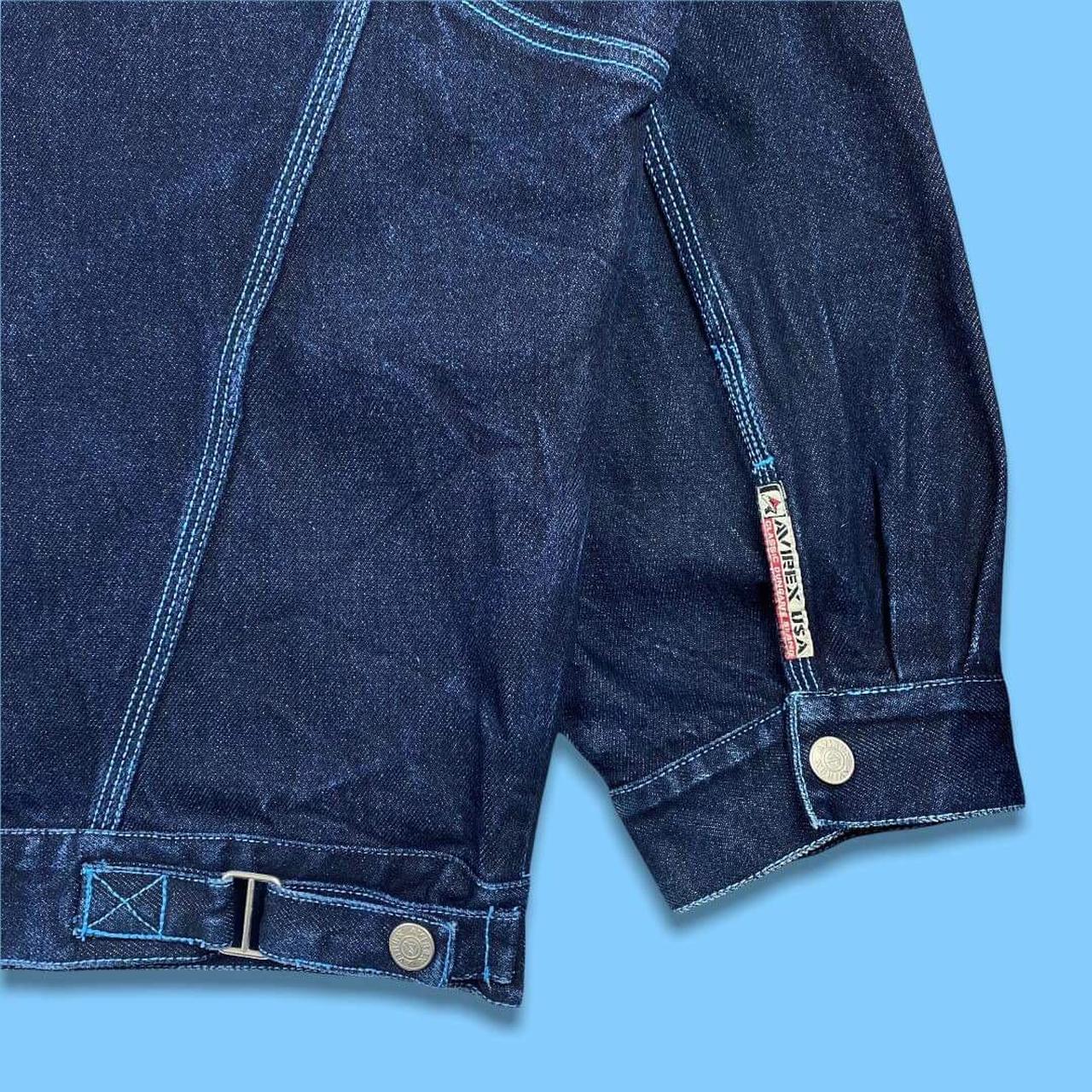 Avirex Contrast Stitch Denim Jacket