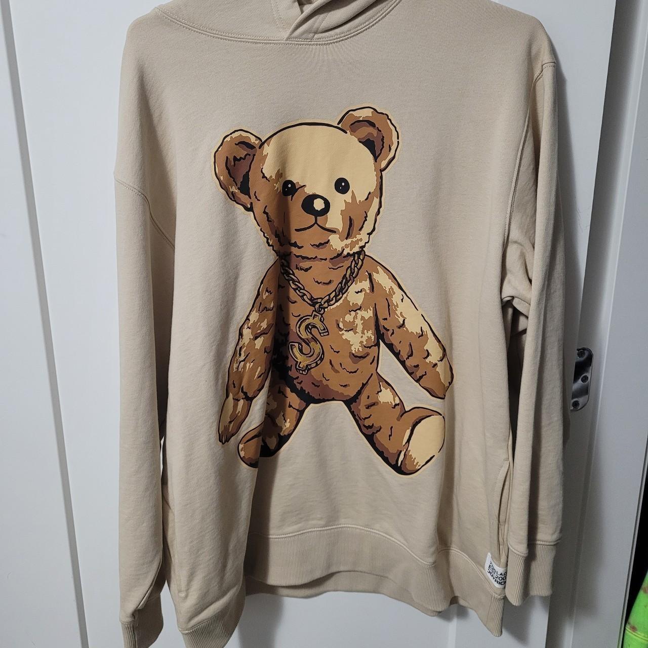 Hoodie with a online teddy bear on it