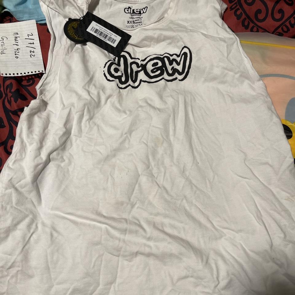 Drew house sleeveless tee. All sales are final #drew... - Depop