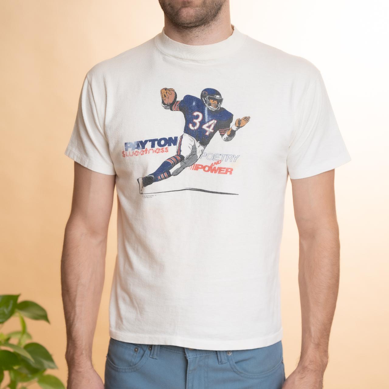 walter payton vintage t shirt