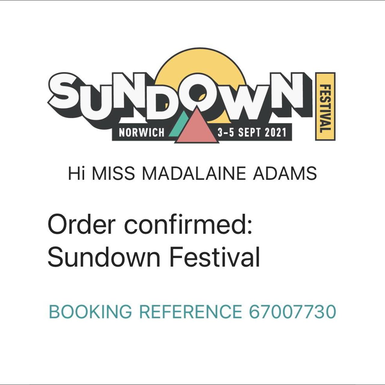 Sundown deals festival 2021