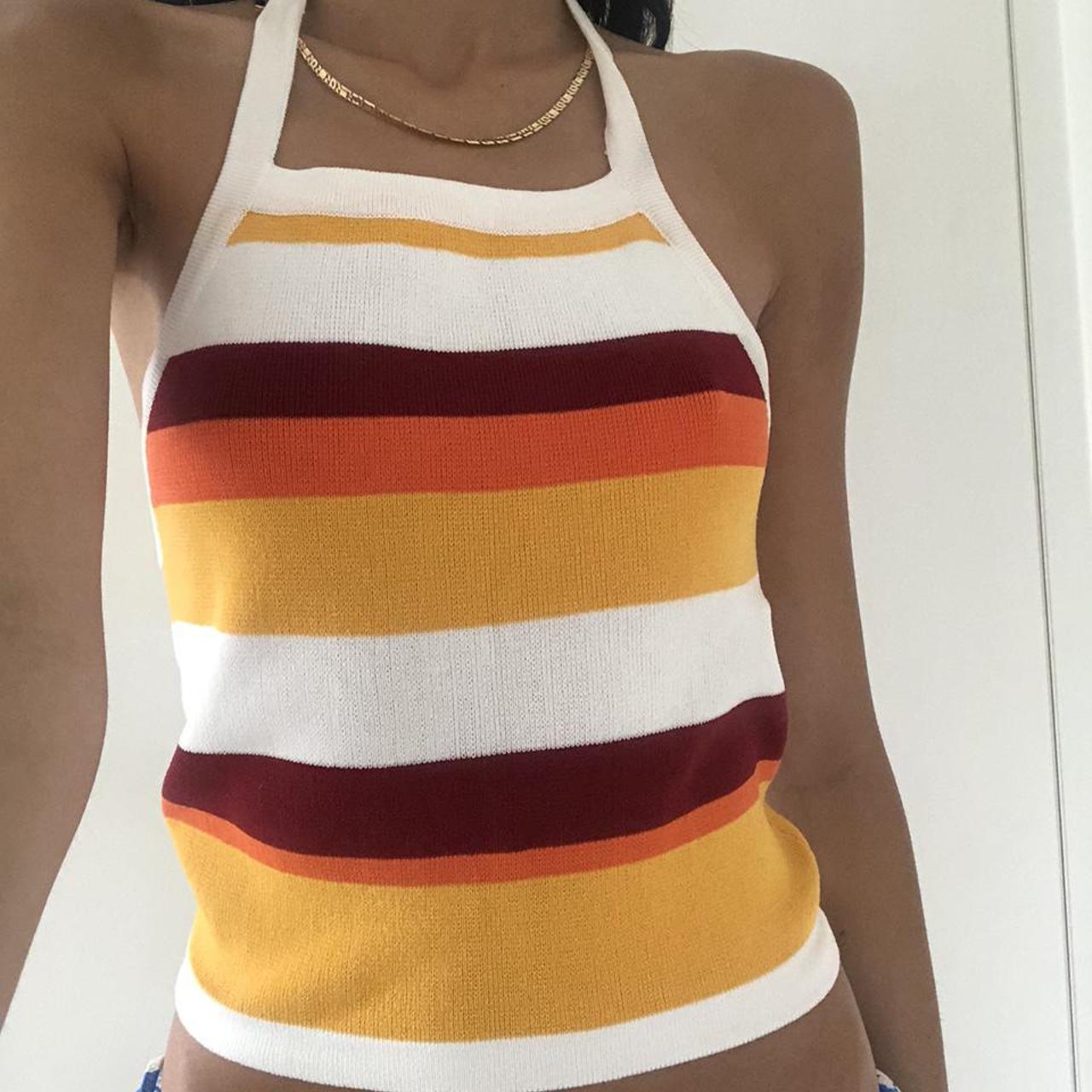 SHOP CIDER HALTER TOP🌅 / size s, fit size 68 AUS/... Depop