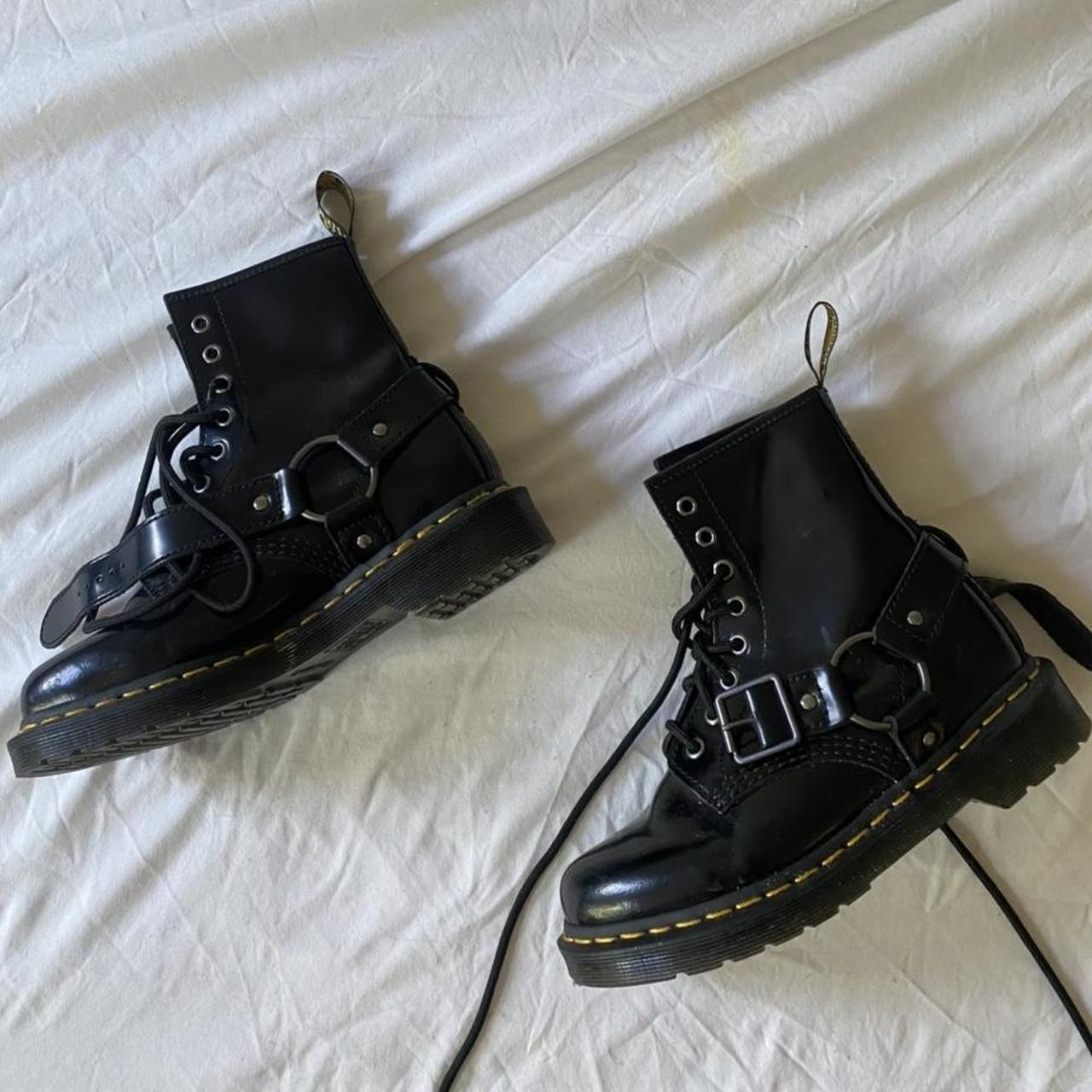 doc martens orange boots