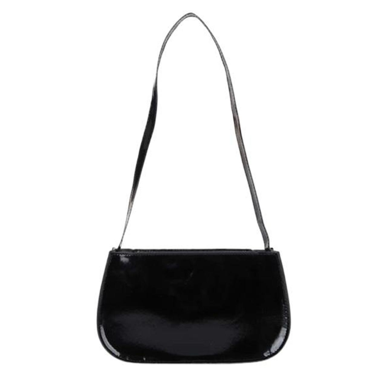 SMALL SHOULDER BAG Small black shoulder bag with... Depop
