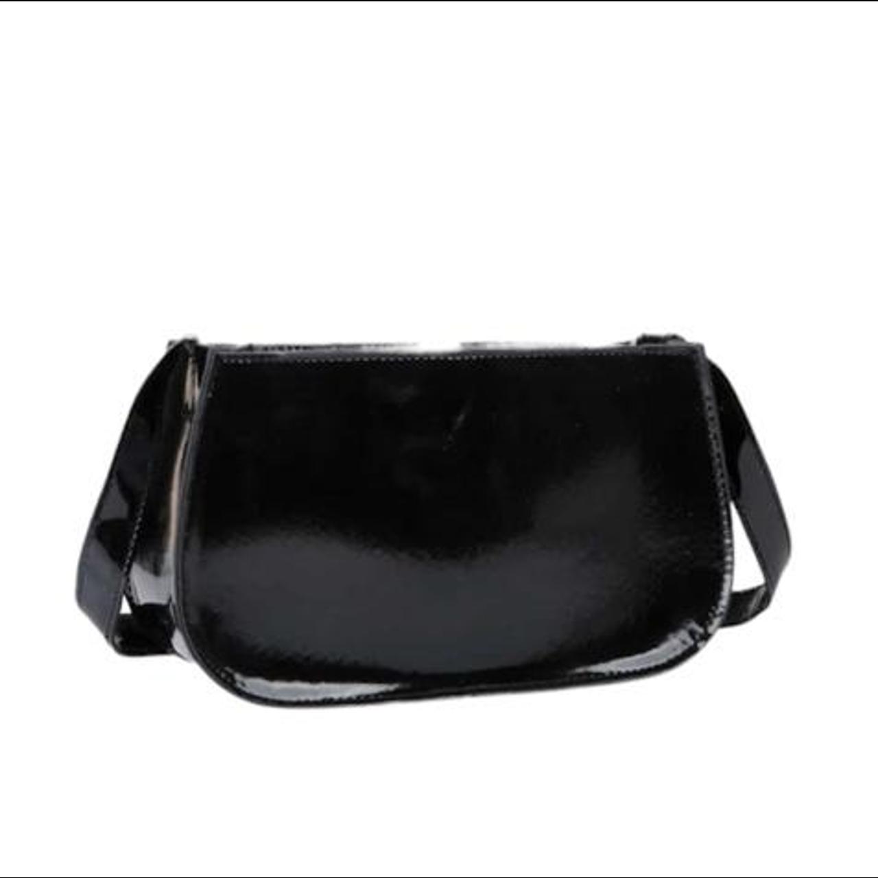 SMALL SHOULDER BAG Small black shoulder bag with... Depop