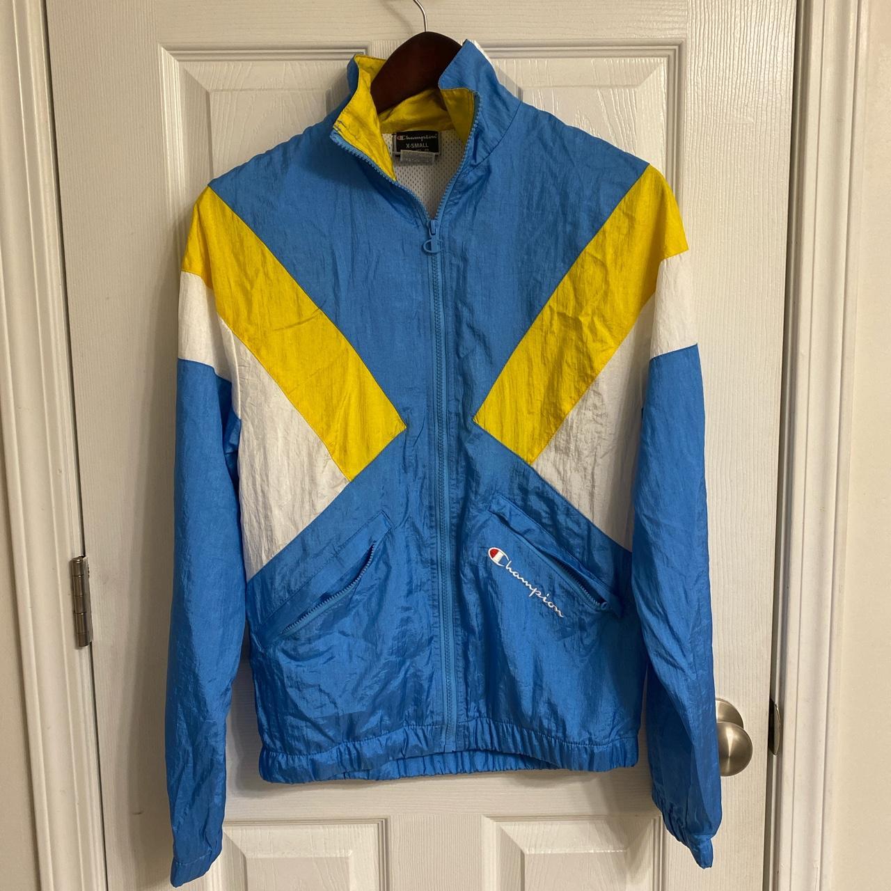 Retro champion sale jacket