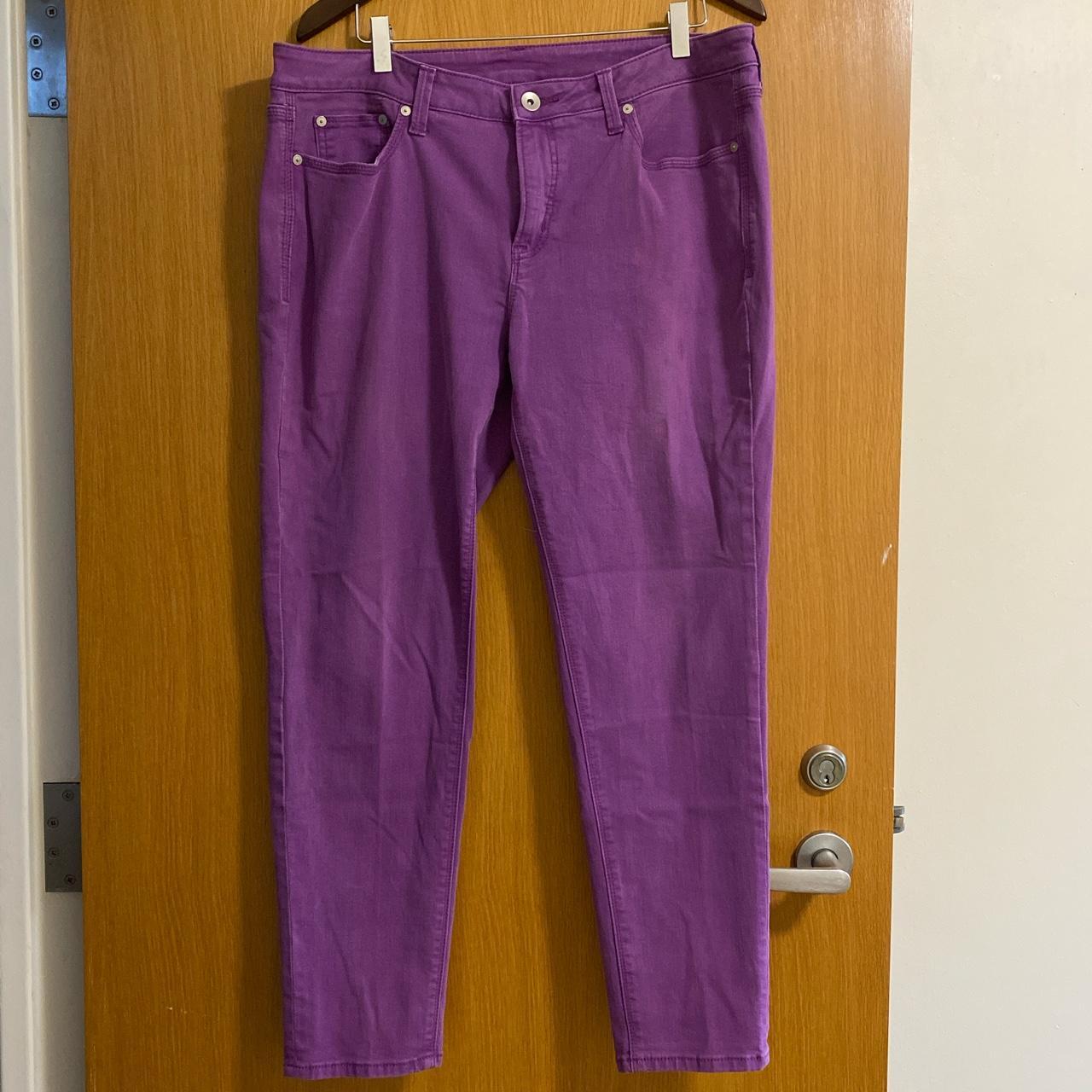 Women's Purple and Pink Jeans | Depop