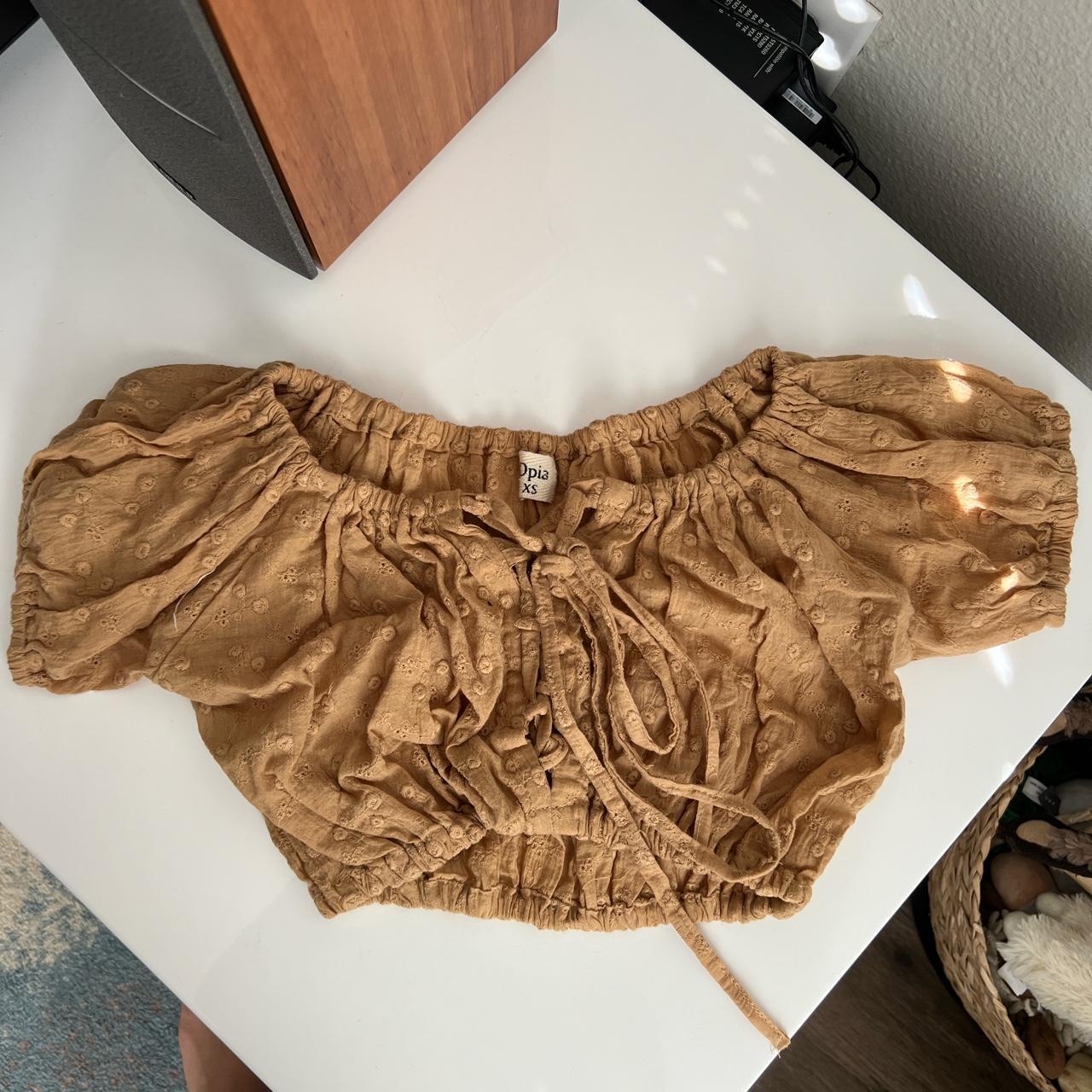 Opia Byron Bay Off shoulder crop top Depop