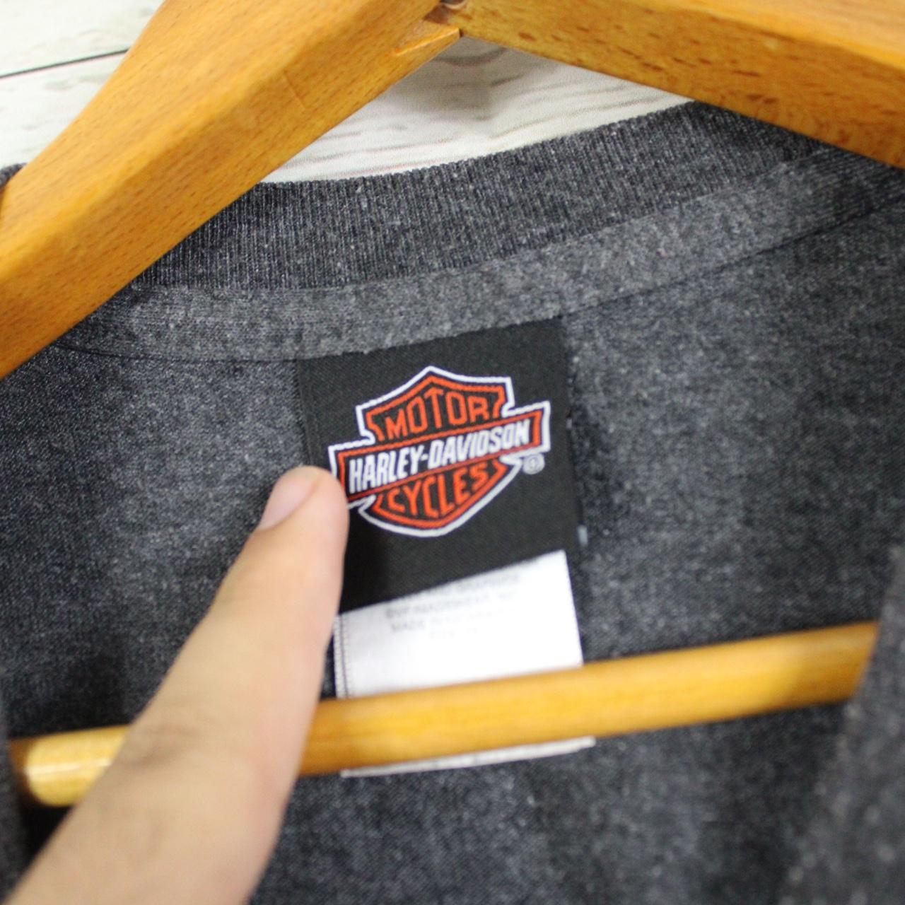 Essential Harley Davidson Skull T Shirt In Good... - Depop