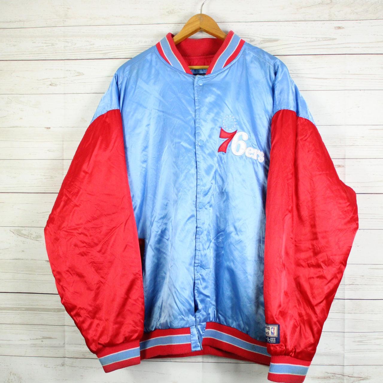 American Vintage Men's Blue and Red Jacket