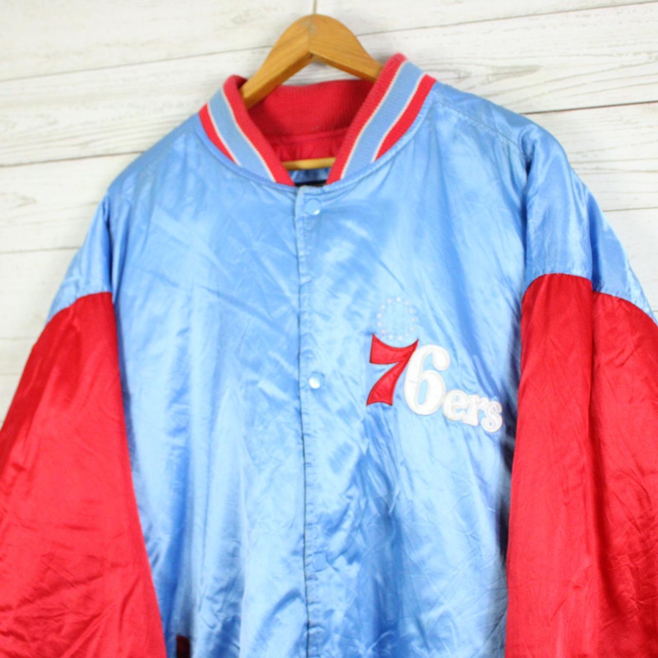American Vintage Men's Blue and Red Jacket (2)
