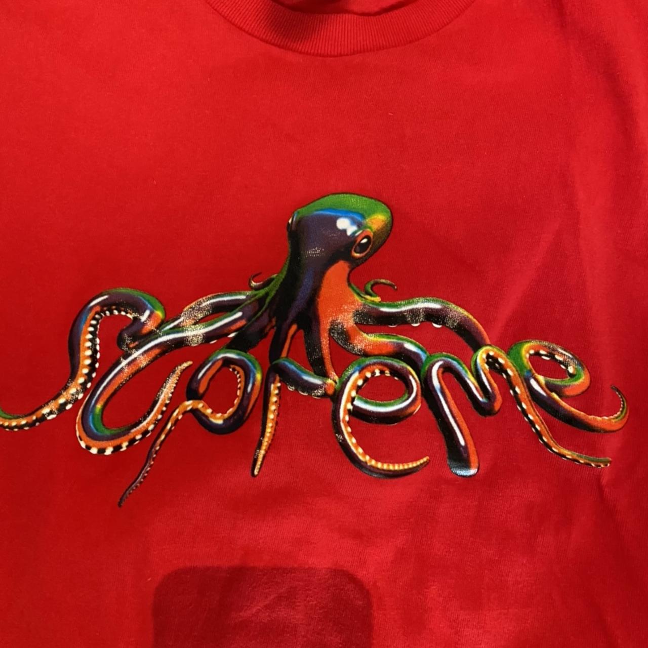 Supreme tentacles cheap tee red