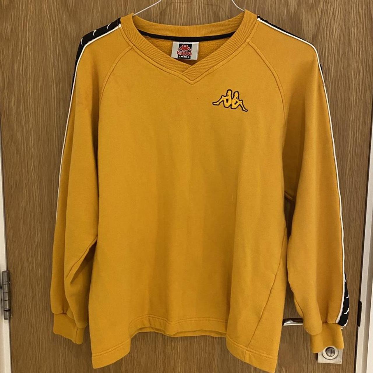 Kappa store sweatshirt yellow