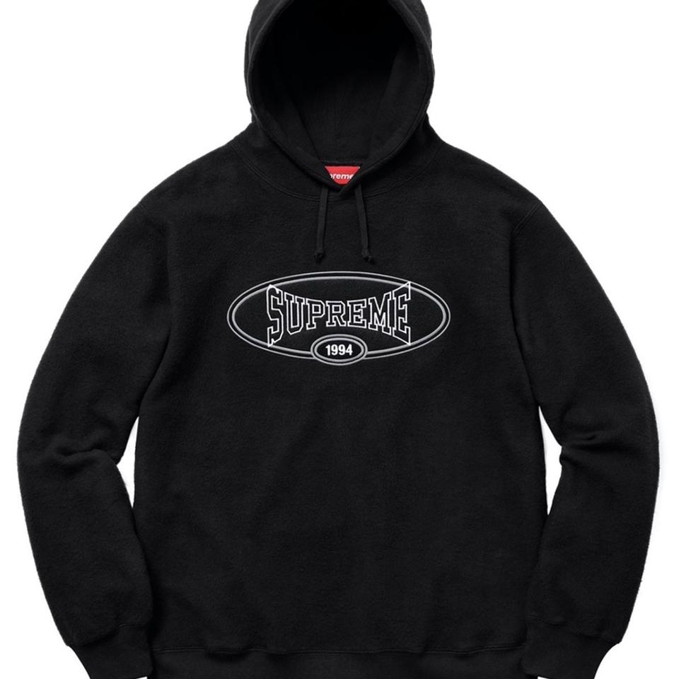 Supreme reverse 2025 fleece hoodie