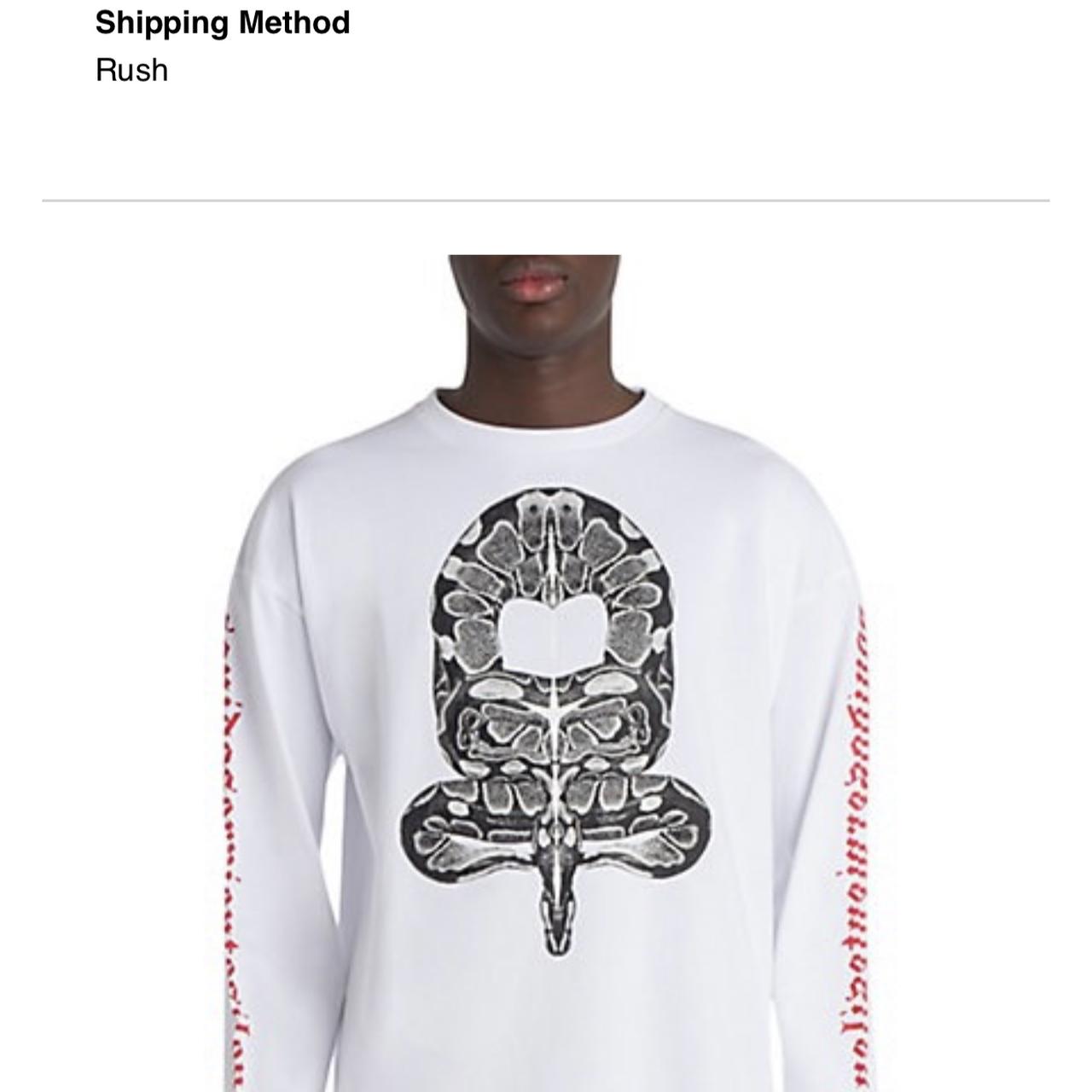 Tシャツ・カットソー Marcelo Burlon LONG-SLEEVED SHIRT (CMEA181_F22FAB0014920) Marcelo Burlon County Of Milan Worr yoke printed sweatshirt