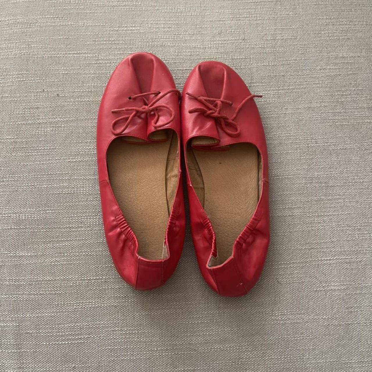 Women's Red and Burgundy Sandals | Depop