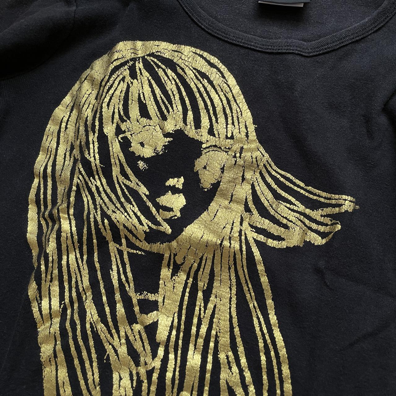 Anna Sui Women's Black and Gold T-shirt (2)