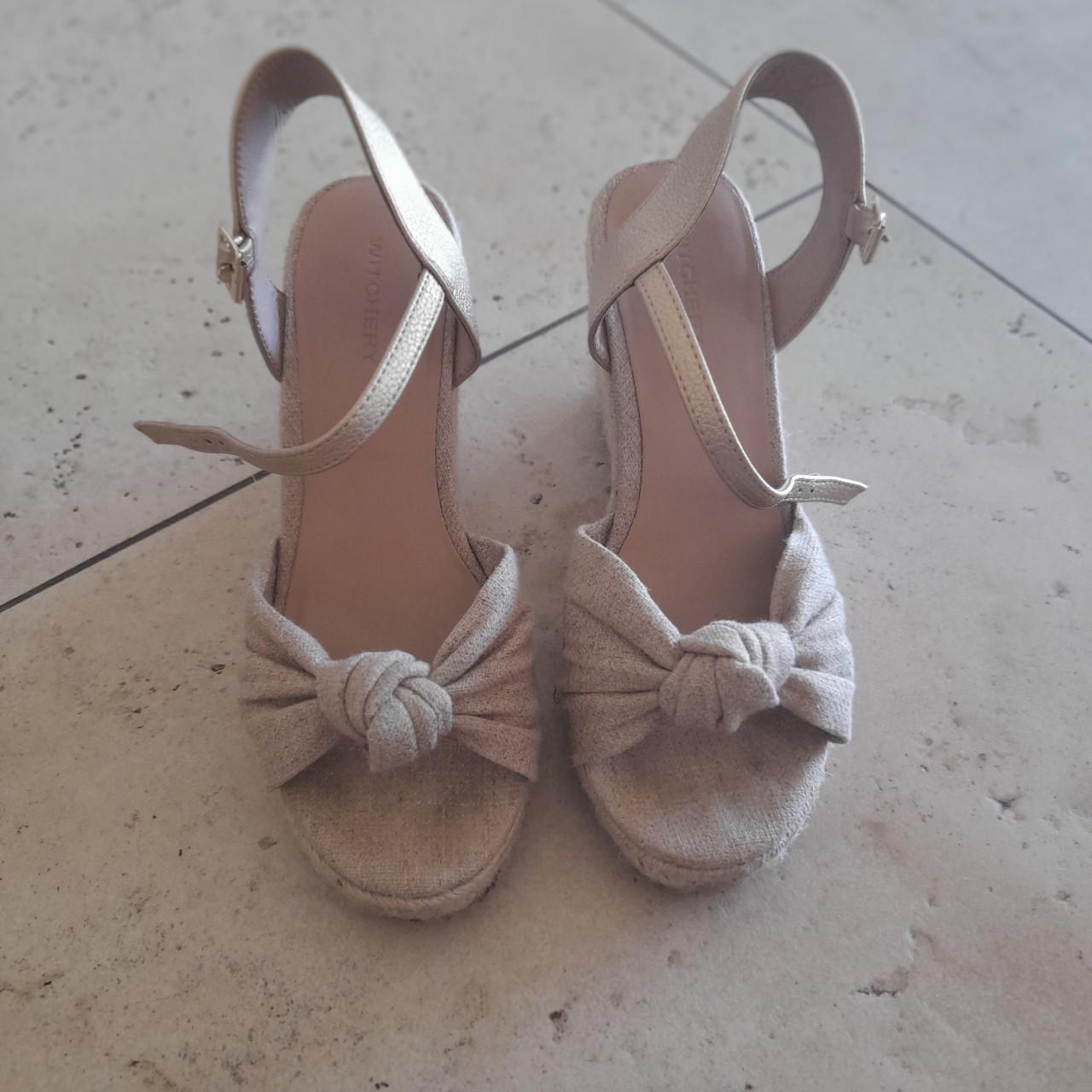 witchery tan wedges