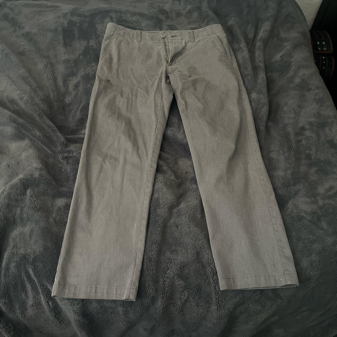 Haggar Men's Grey Trousers