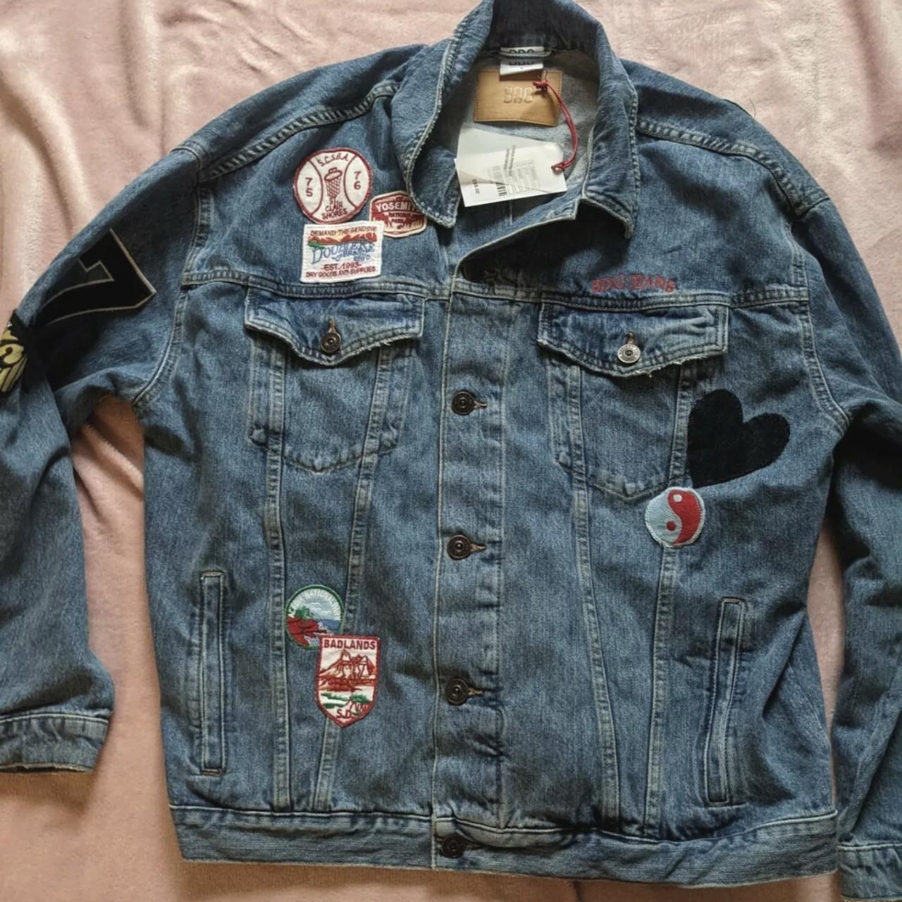 BDG oversized denim jacket size S Slightly... - Depop