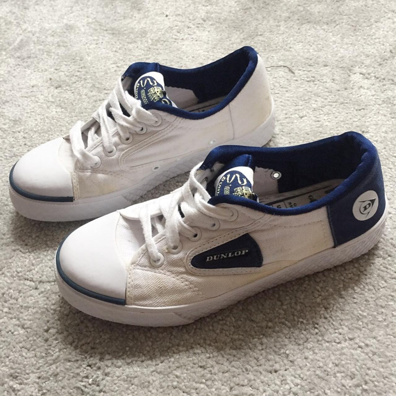 dunlop blue flash trainers