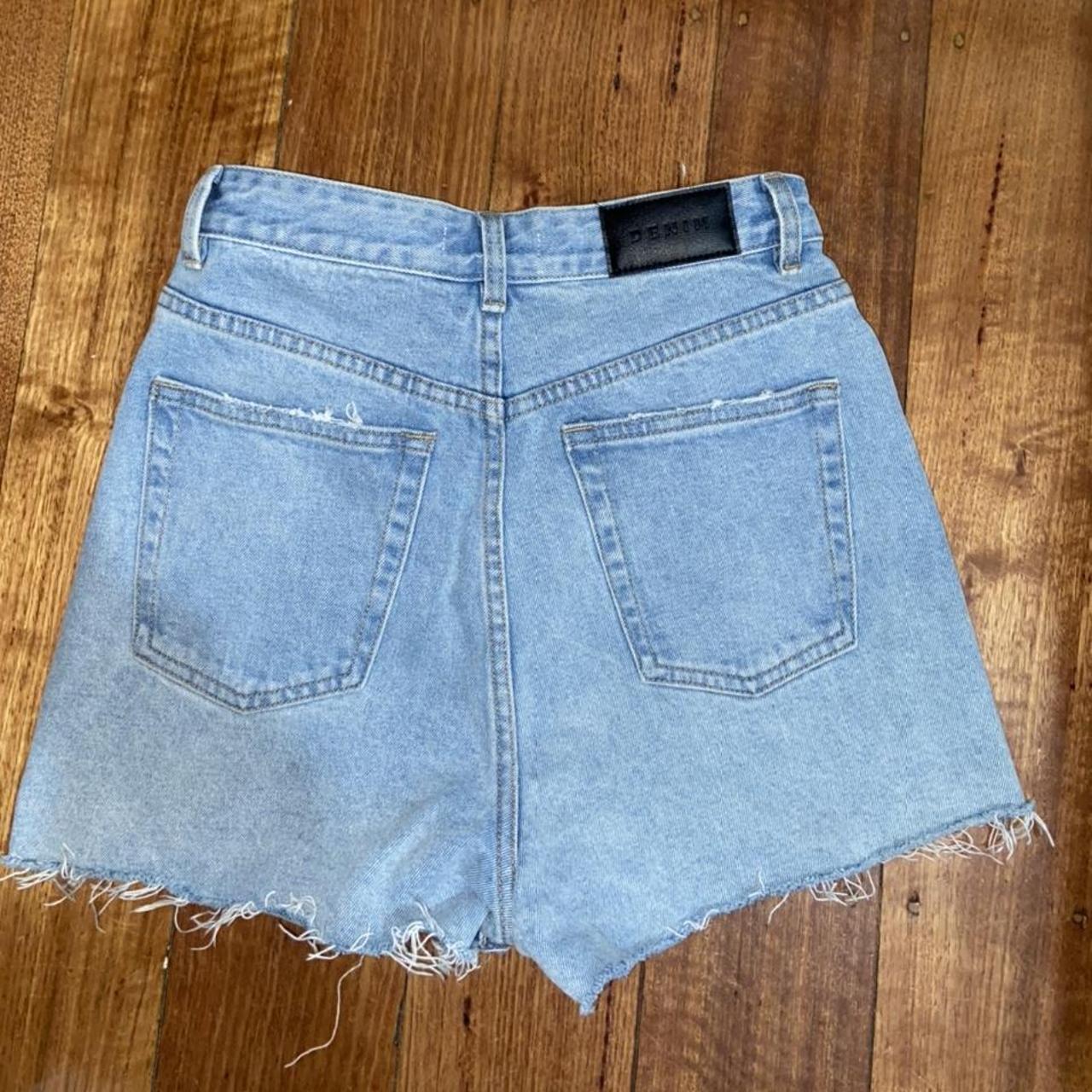 GLASSONS denim shorts. Size 8. NEVER WORN #shorts... - Depop