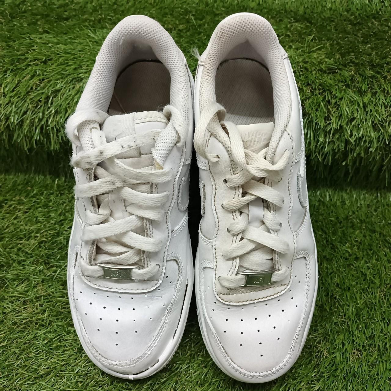 Nike Air Force 1 Low White Trainers Size UK... - Depop