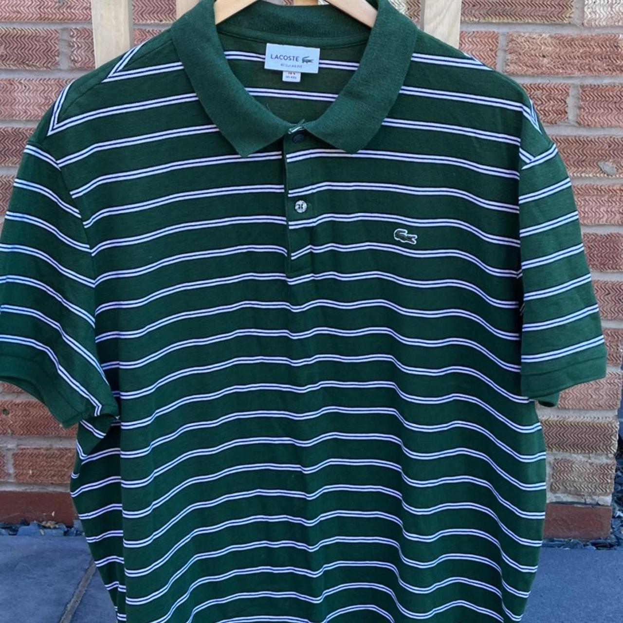 Lacoste polo t-shirt Hardly worn, very good... - Depop