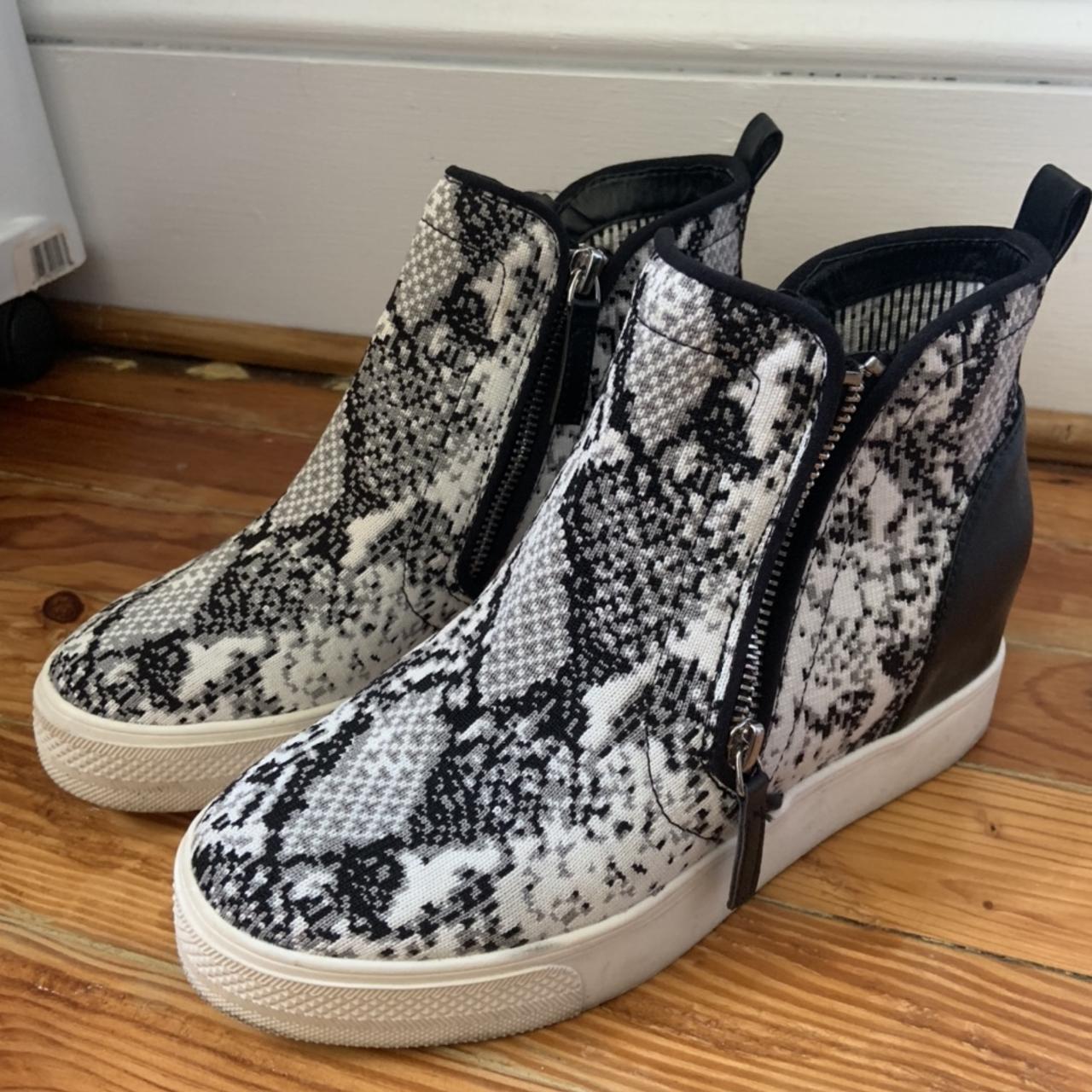 Steve madden sale snakeskin wedges